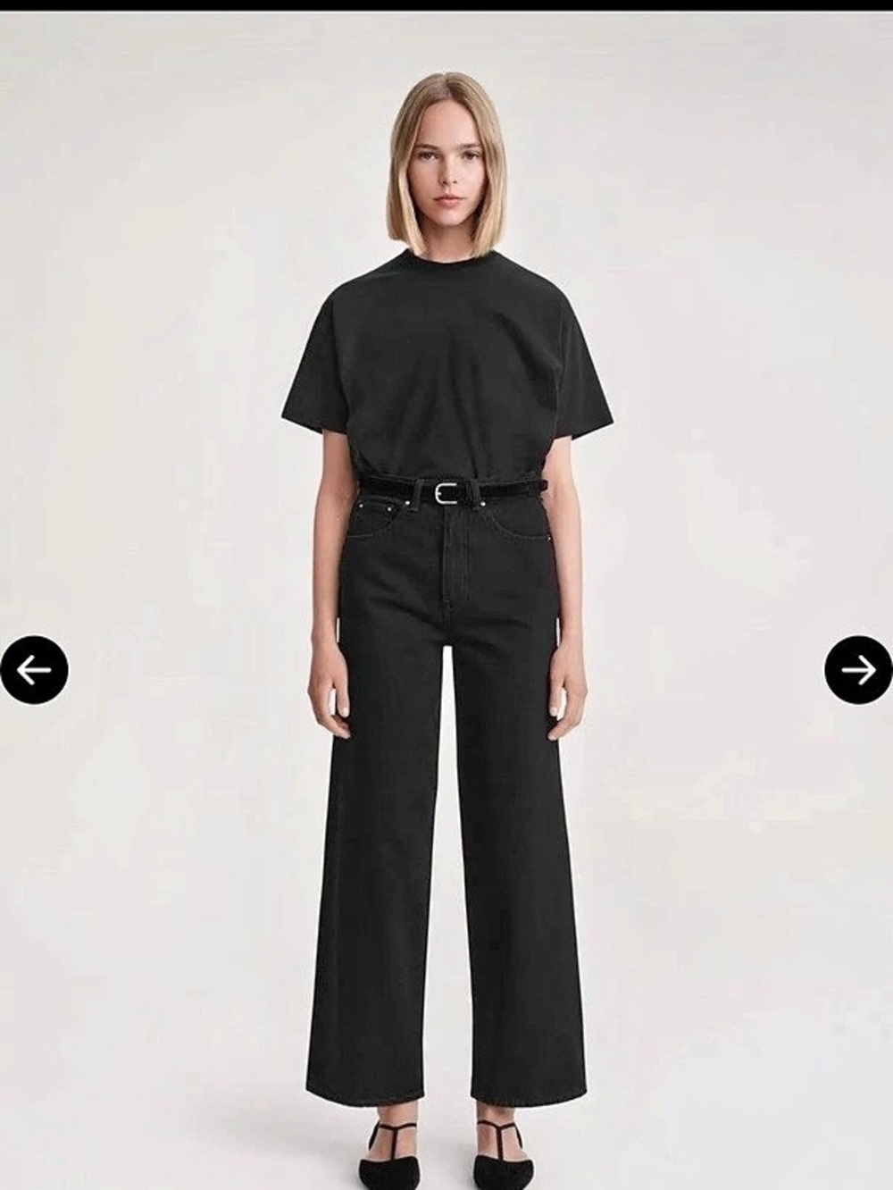 Totems flare fit Black Jeans
